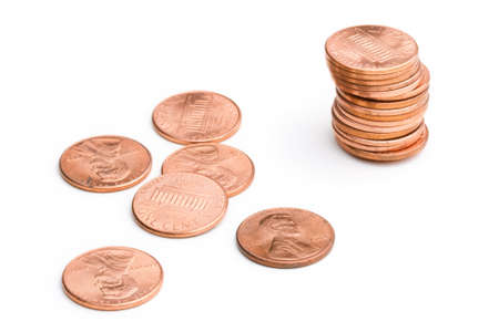 US penniesの写真素材