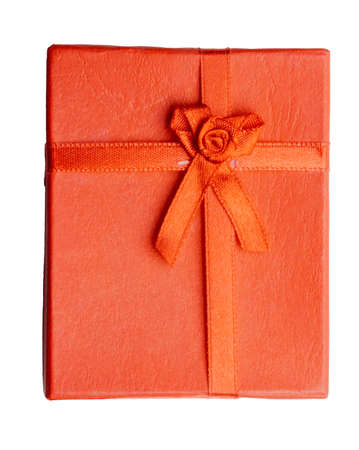 red gift boxの写真素材