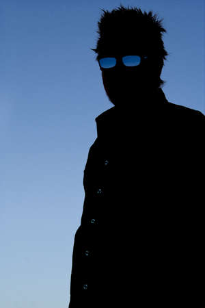 creepy silhouetteの写真素材