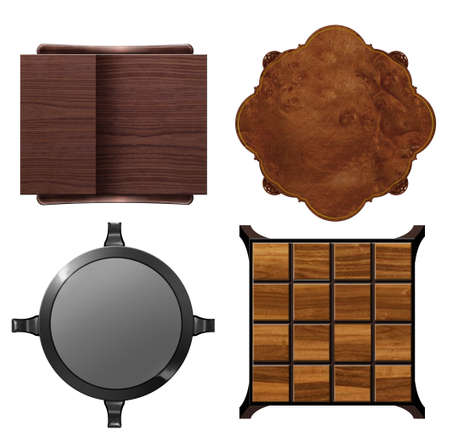 Design furniture set, illustration H01の写真素材