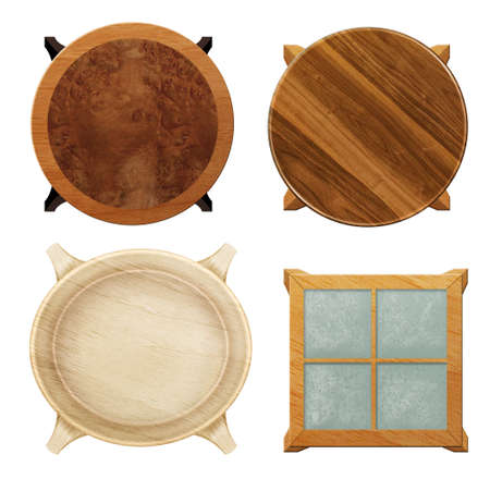 Design furniture set, illustration H18の写真素材
