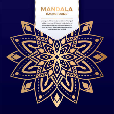 Luxury ornamental mandala Pattern Design in Black and White color Vector Illustration Design Patternのイラスト素材