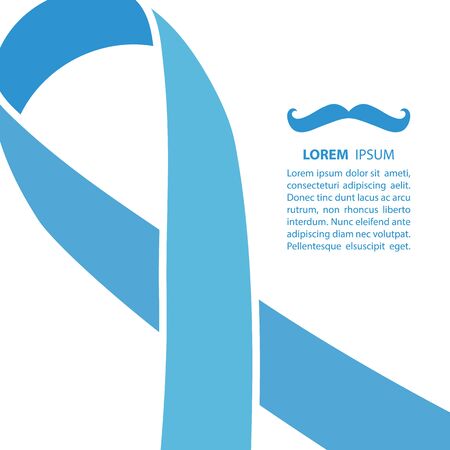 Prostate cancer ribbon. Prostate cancer background. Vector illustration.のイラスト素材