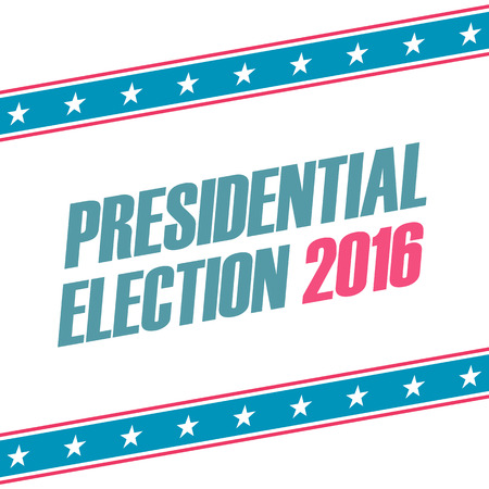 USA Presidential Election 2016 . illustration.のイラスト素材