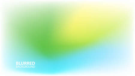 Spring theme blurred background with modern abstract light blurred color gradient. Smooth template for your graphic design. Vector illustration.のイラスト素材