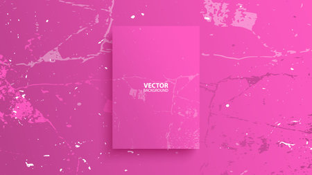 Promotional banner with purple grunge texture. Luxury purple color gradient background for product presentation and advertising. Vector Illustration.のイラスト素材