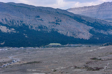 Athabasca Glacierの写真素材