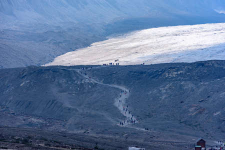 Athabasca Glacierの写真素材