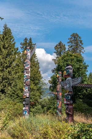 totem poleの写真素材