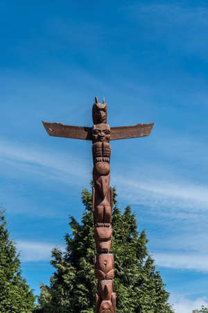 totem poleの写真素材