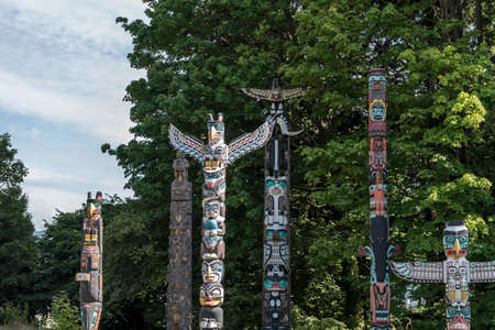 totem poleの写真素材