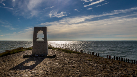 Memorial for ship owners and fisherman of  Burghsluis , south hollandのeditorial素材