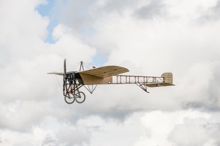 Gothenburg, Sweden - August 29 2010: Bleriot XI at the Gothenburg Aero Showのeditorial素材