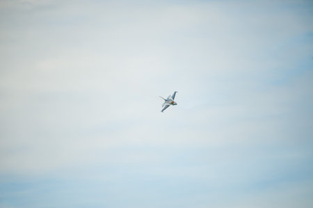 Gothenburg, Sweden - August 29 2010: F-16 airplane of the Danish Air Force at Gothenburg Aero Showのeditorial素材