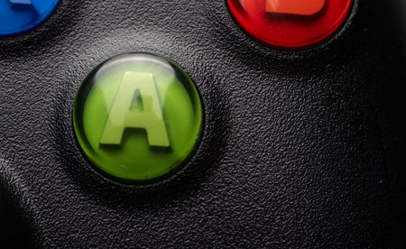 Gothenburg, Sweden - June 1 2019:  Xbox 360 controllerのeditorial素材