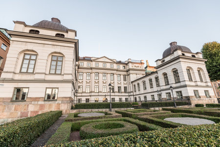 Stockholm, Sweden - july 03 2018: The Bonde Palace in Gamla Stan.のeditorial素材