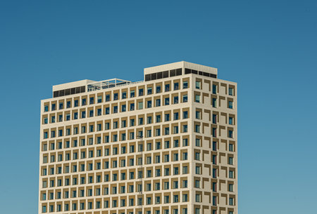 Moelndal, Sweden - March 06 2022: Hotel high rise at Ãby Arenaのeditorial素材