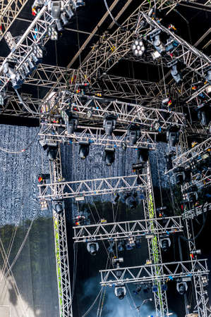 Light rig at a concert arena.の写真素材