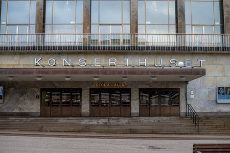 Gothenburg, Sweden - november 06 2022: Exterior of Konserthuset