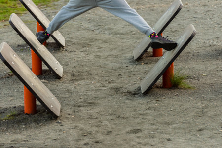 Part of an obstacle course