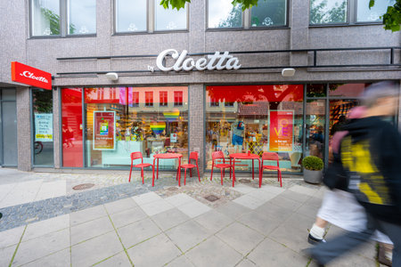 Malm?, Sweden - July 09 2022: Cloetta store at S?dra F?rstadsgatan.