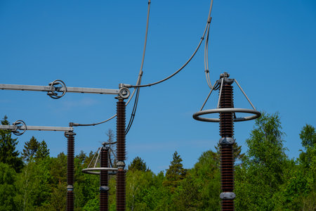 Isolators of an electric power substation