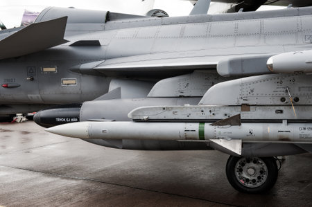 Gothenburg, Sweden - August 29 2010: SAAB 39 Gripen operated by the Swedish Air Forceのeditorial素材