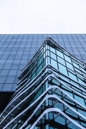 Exterior of a modern office building