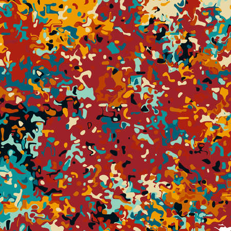 Set isolated elements of holographic chameleon design palette of shimmering colors. Modern abstract pattern, colorful fluid paint design. Trendy art background. Gradient futuristic shapesのイラスト素材