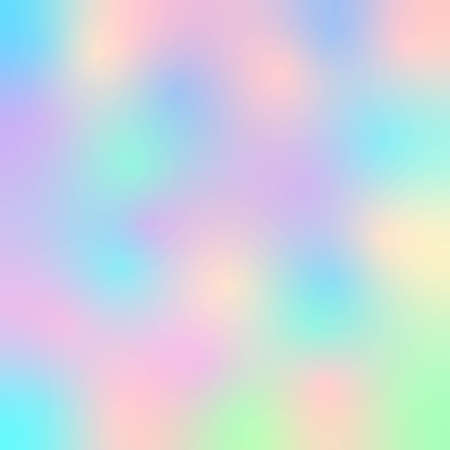 Holographic texture. Rainbow foil. Iridescent background. Holo gradient. Hologram shine effect. Pearlescent metal sparkly surface for design prints. pastel color. Glitter silver soft tones. vectorのイラスト素材
