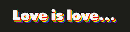 Love icon. LGBT related symbol in rainbow colors. gay pride. Raibow Community Pride Month. Love,...