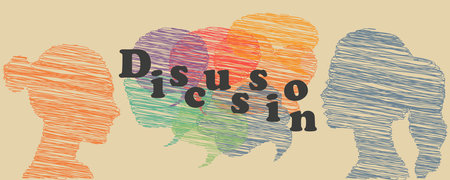 People avatars with speech bubbles. Woman communication, talking illustration. Coworkers, team,...