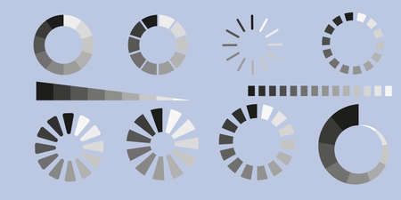 Set Loading icons. load. load icons. white background. loading vector icon