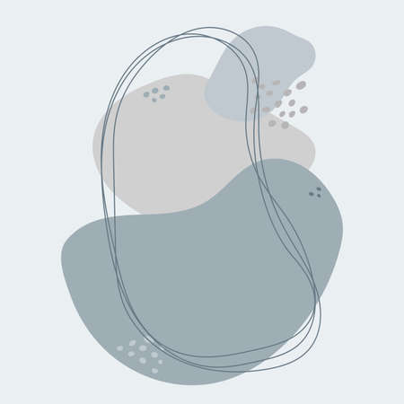 Unique abstract graphic elements. Eco banner with a gradient shape. Design template for presentation or flyer. Abstract forms green dynamic composition. minimal mesh background. modern style vectorのイラスト素材