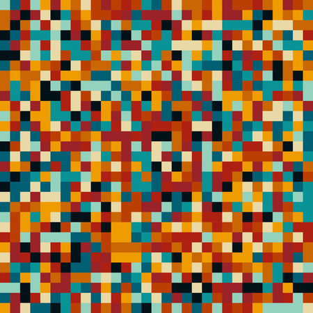 Vector of stylized geometric pattern and backgroundのイラスト素材
