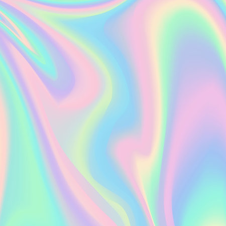 Holographic foil. Abstract wallpaper background. Hologram texture. Premium quality. Modern vector design.のイラスト素材