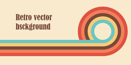 Vintage sun retro background. Trendy with bright colors perfect for poster, wallpaper, banner and backdropのイラスト素材