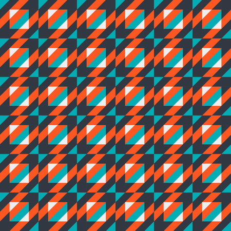 Abstract geometric pattern with stripes, lines. A seamless vector background. Black and white...