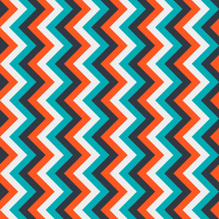 Abstract geometric pattern with stripes, lines. A seamless vector background. Black and white texture.のイラスト素材