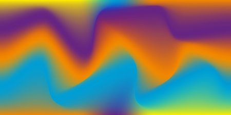 Abstract Blurred magenta purple yellow orange magenta purple background. Soft gradient backdrop with...