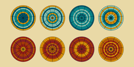 Pain icon. red circle. Pain relief. Localization concept, pain relief. Set of vector isolated symbols on a transparent background. Logo design, pharmaceutical brand. health care. vector illustrationのイラスト素材