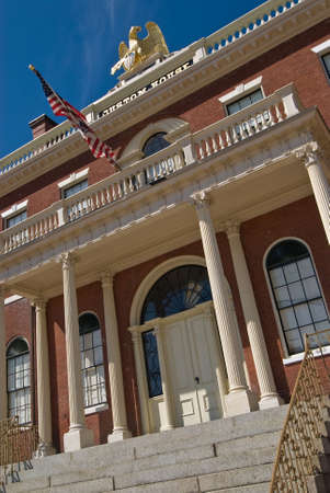 View of a colonial style official buildingの写真素材