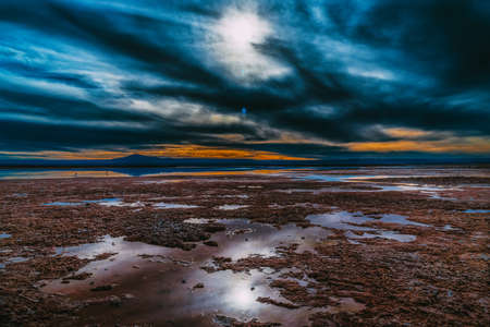 Beautiful view of the landscape that San Pedro de Atacama gives us in Chile