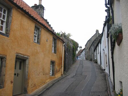 Culross Street, Fife scotlandの写真素材
