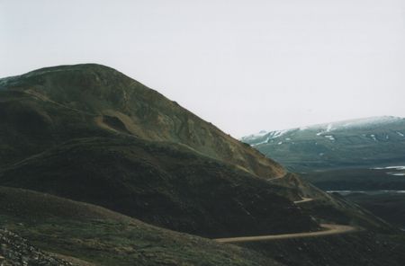 Polichrome Pass Denali National Park, Alaskaの写真素材