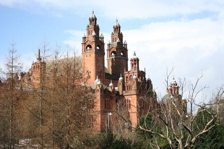 kelvingrove art gallery and museum, Glasgowの写真素材