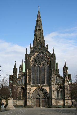 Glasgow Cathedral, Scotlandの写真素材