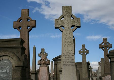 Celtic crosses, Necropolis, Glasgow