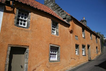 Cottages Culross, Fife, Scotlandの写真素材