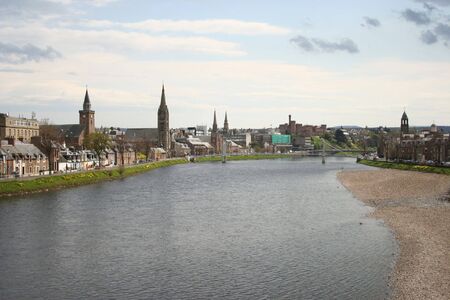 Inverness in the springの写真素材